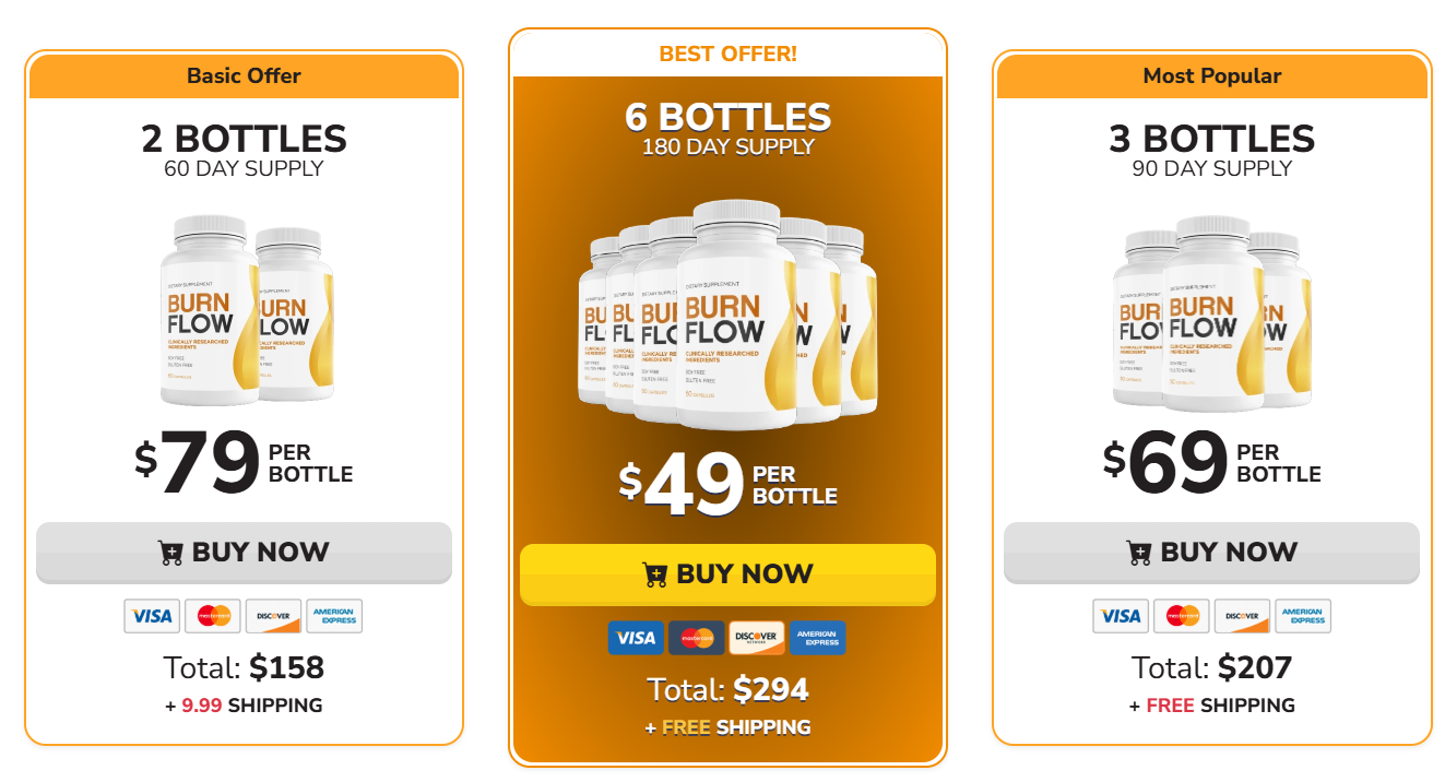 BurnFlow secure checkout and special bundle pricing